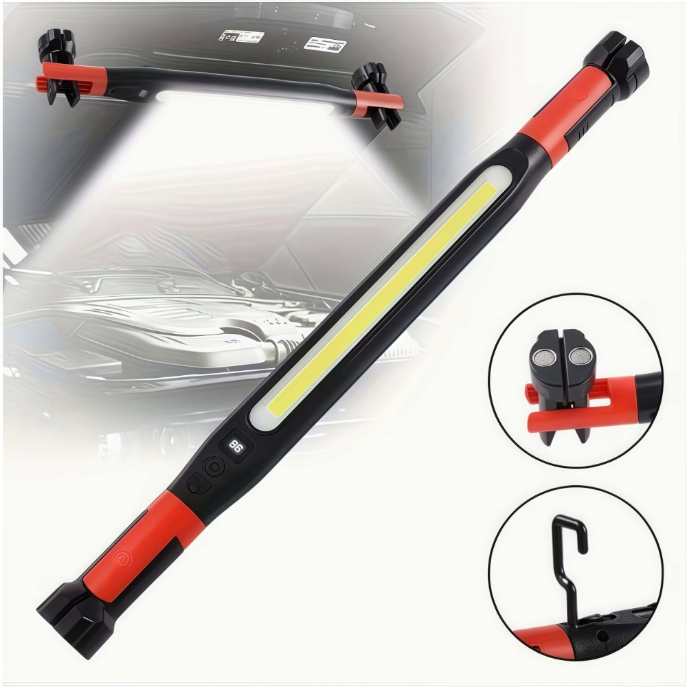 Outdoor Lighting Hooks - COB LED Work Light USB Rechargeable