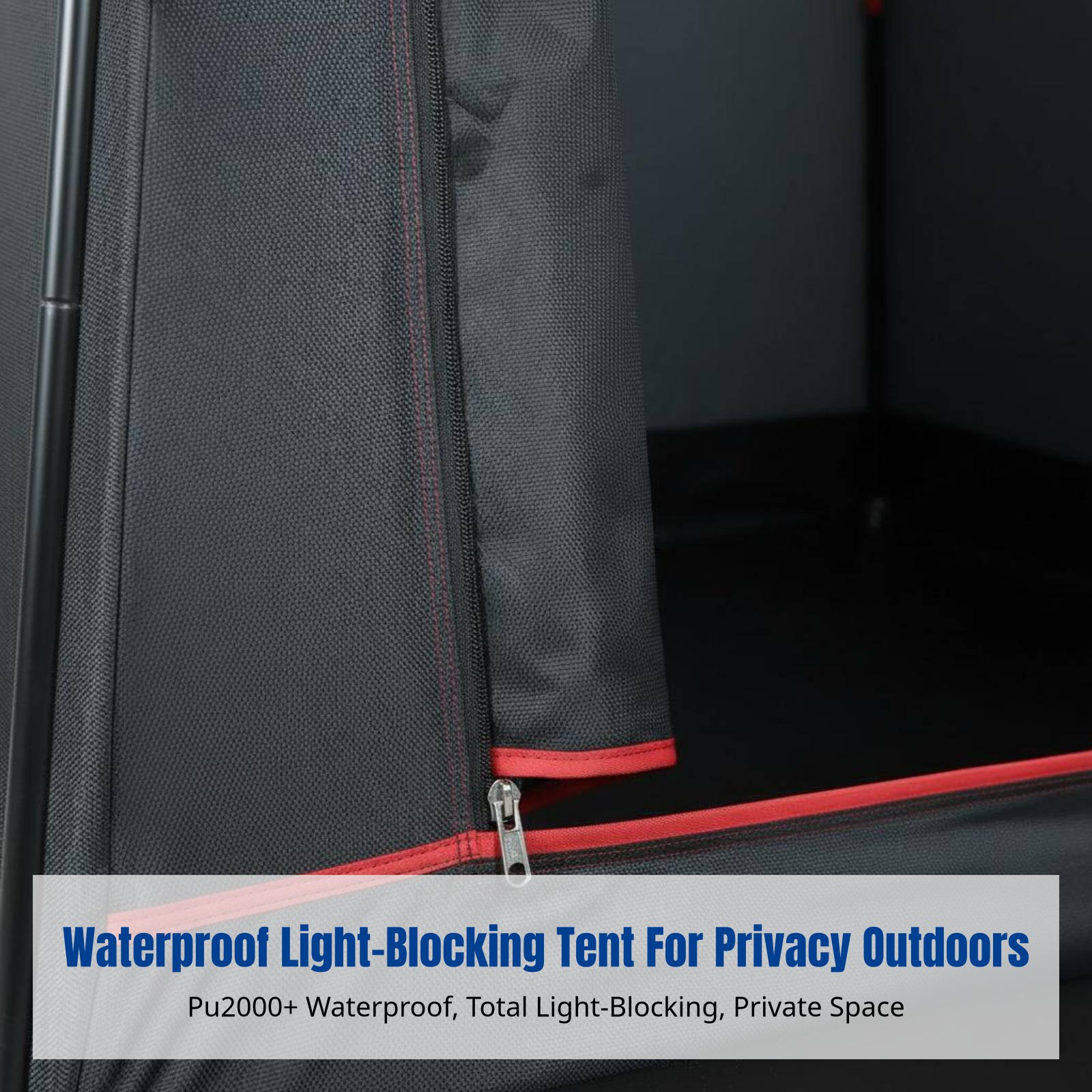 Outdoor Lighting For Garden - Outdoor Full Light-Blocking Privacy Changing Tent,