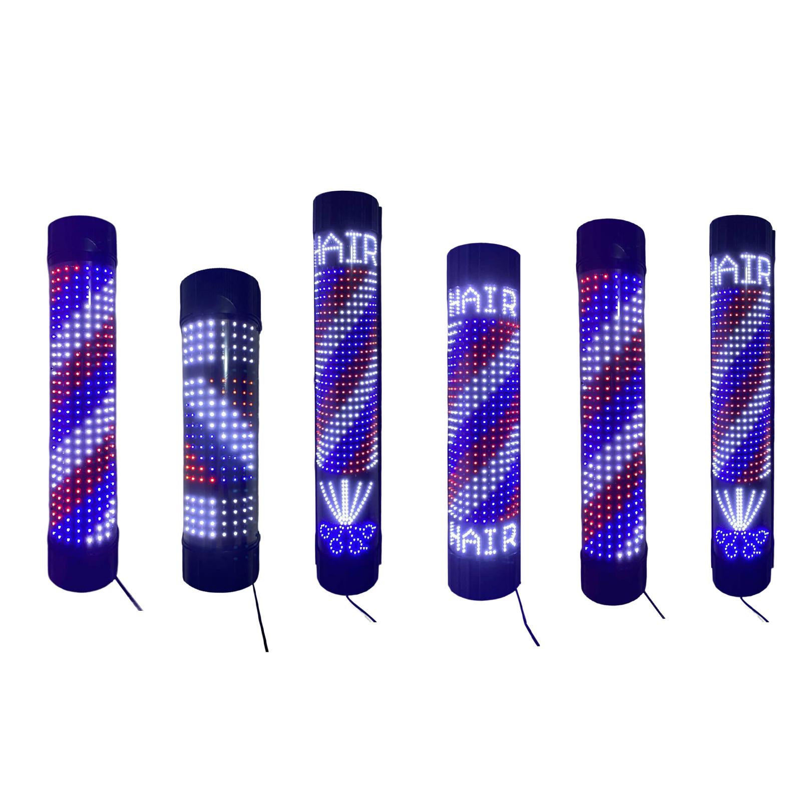 Outdoor Lighting On House - Barber Pole LED Light Rotating Wall