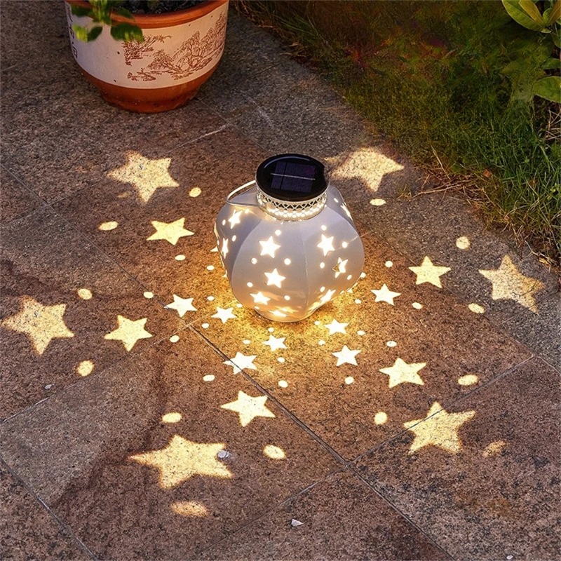 Outdoor Lighting House - Garden Star Projector Lamp Hanging Solar