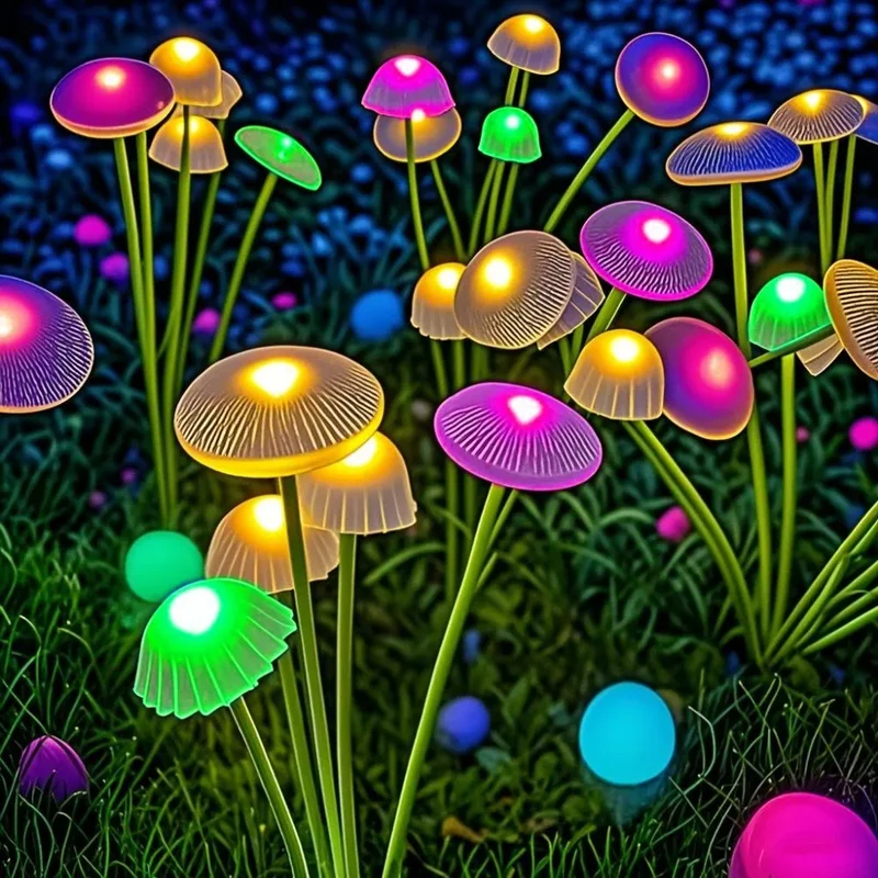Outdoor Lighting Driveway - Solar Garden Lights Dual Mode LED