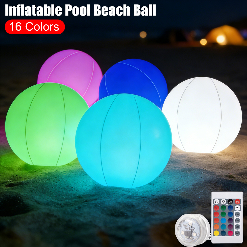 Outdoor Lighting Around Pool - Pool Luminous Inflatable Balloon Inflatable Swim