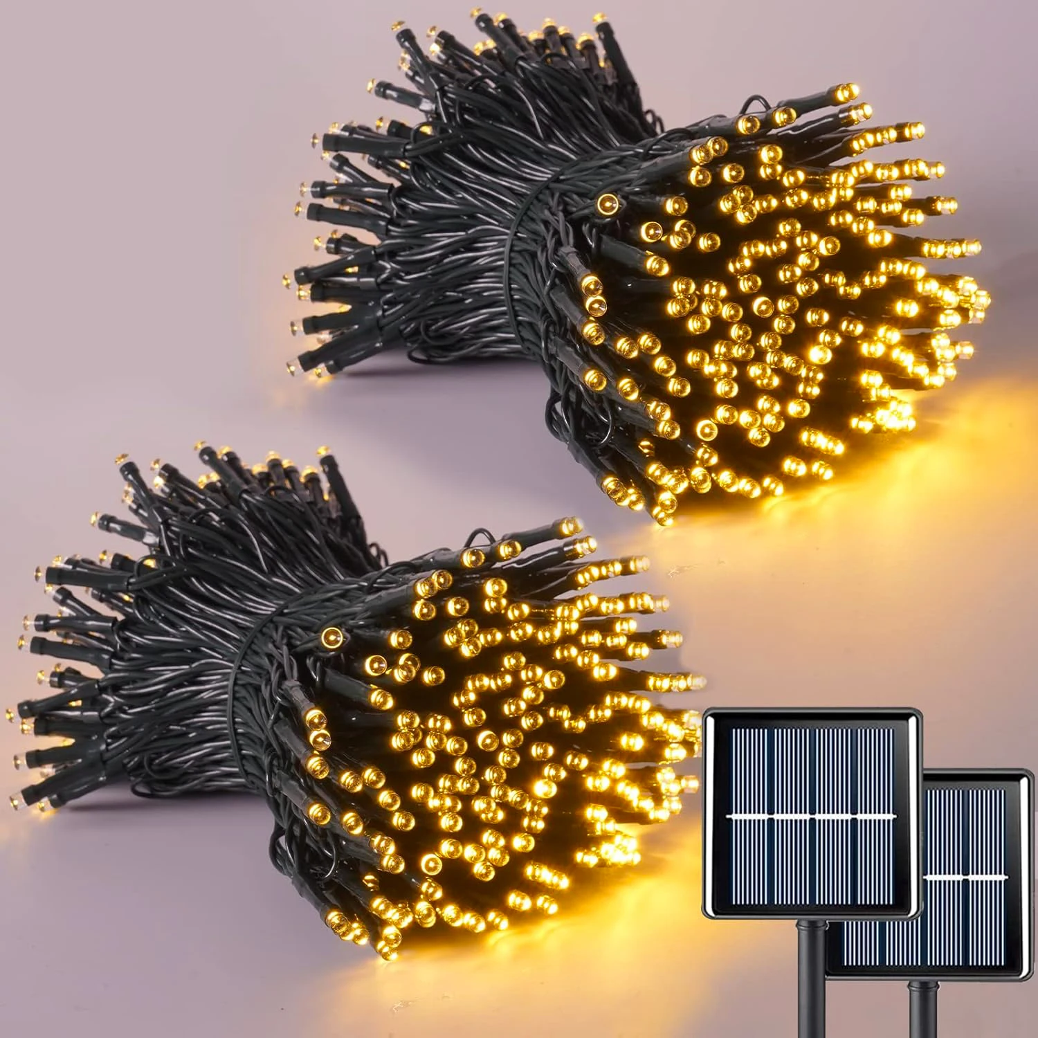 Outdoor Lighting Driveway - LED Solar Light String 8 Functions