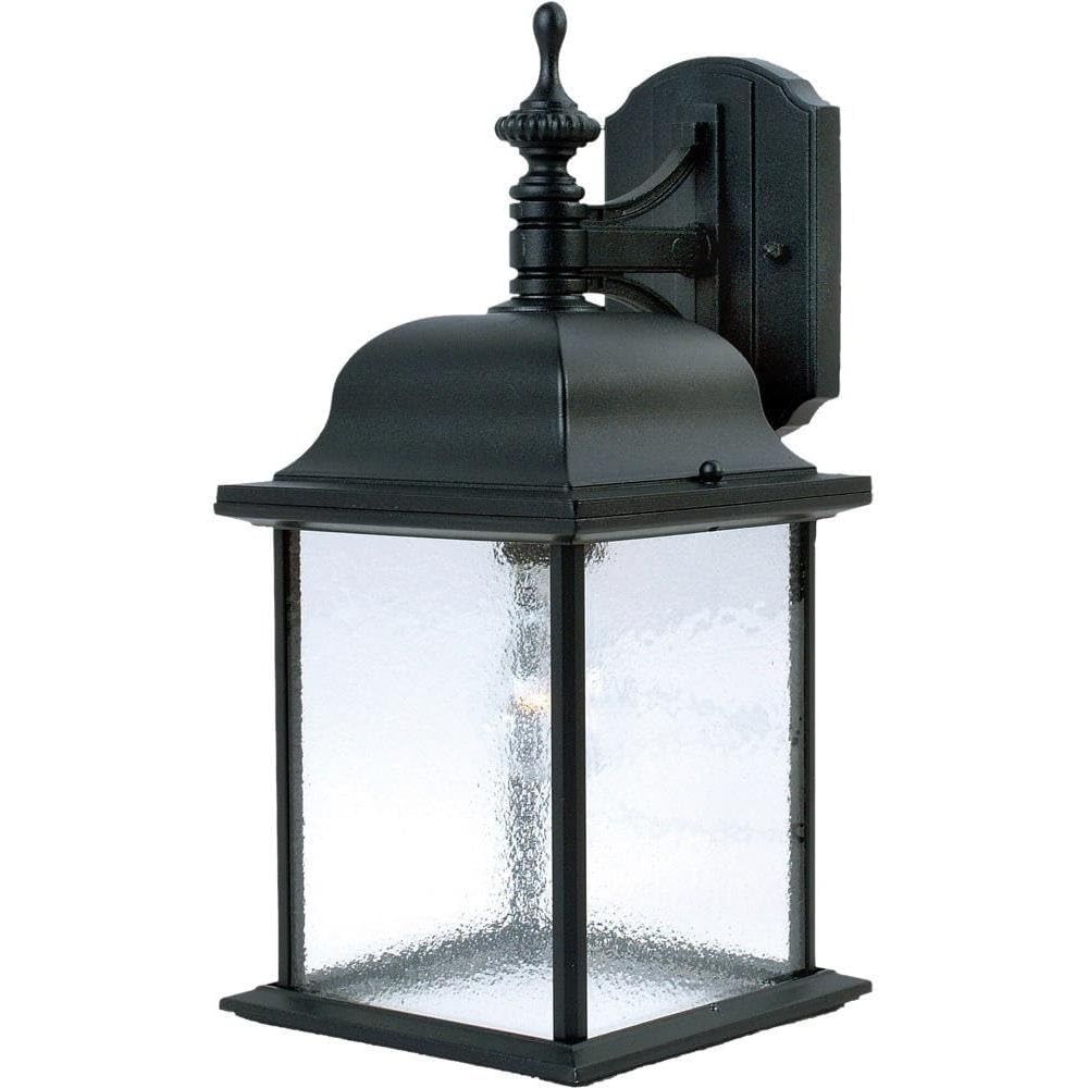 Outdoor Lighting Mediterranean Style - 1-Light Outdoor Wall Lantern | Blackish