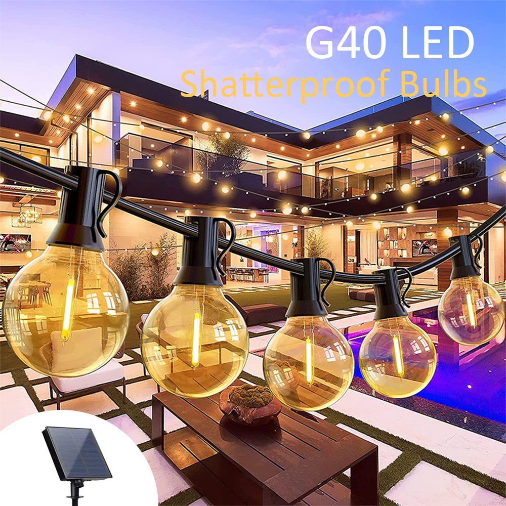 Outdoor Lighting Driveway - Outdoor 40LED G40 Bulbs Wedding Camping