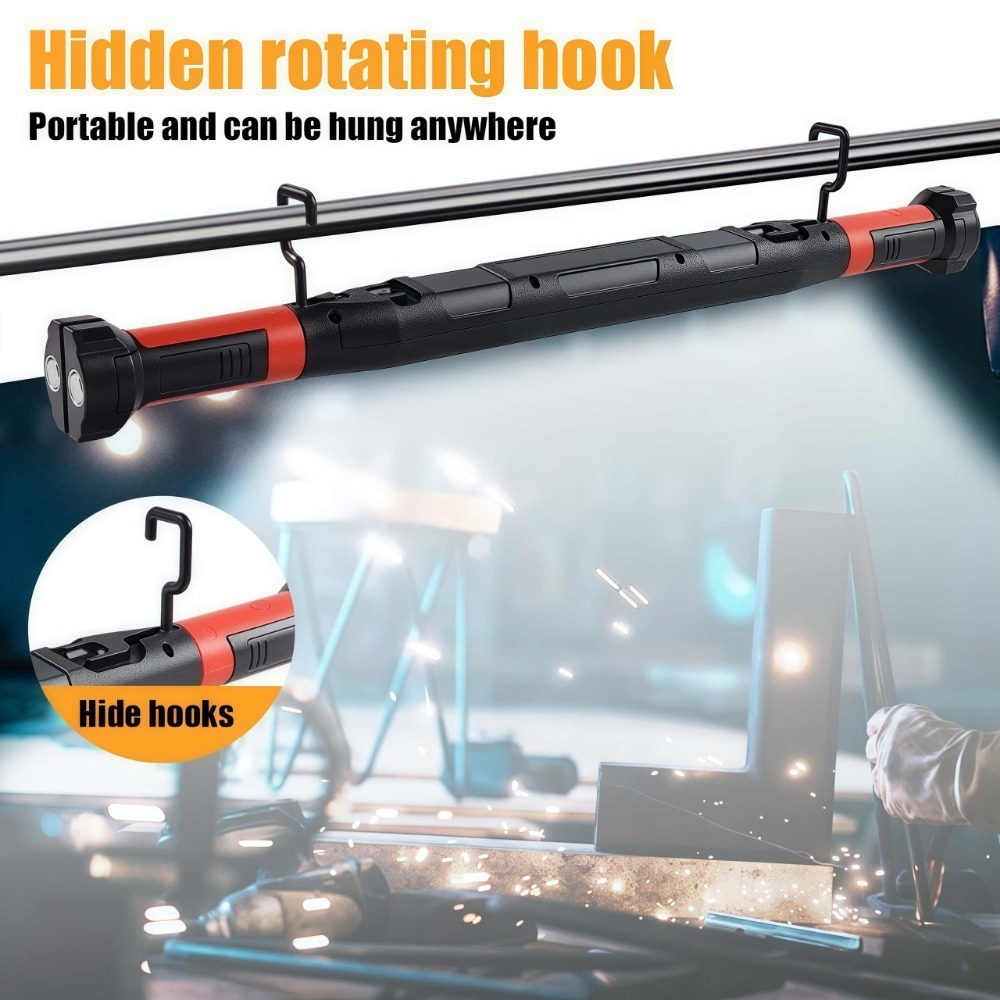 COB LED Work Light USB Recharg - Outdoor Lighting Hooks のレビューと価格