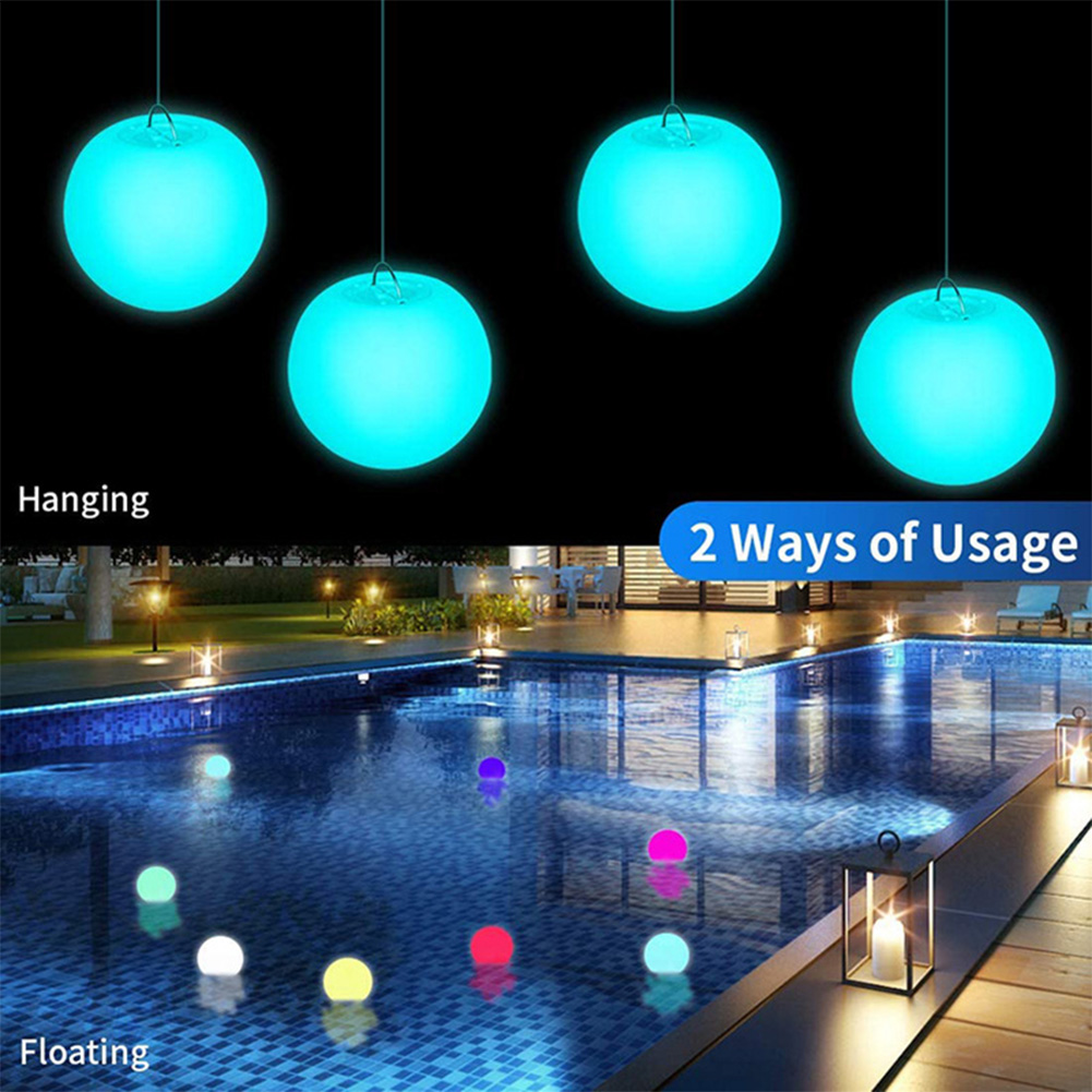 LED Glowing Ball Night Light 1 - Outdoor Lighting Around Pool のレビューと価格