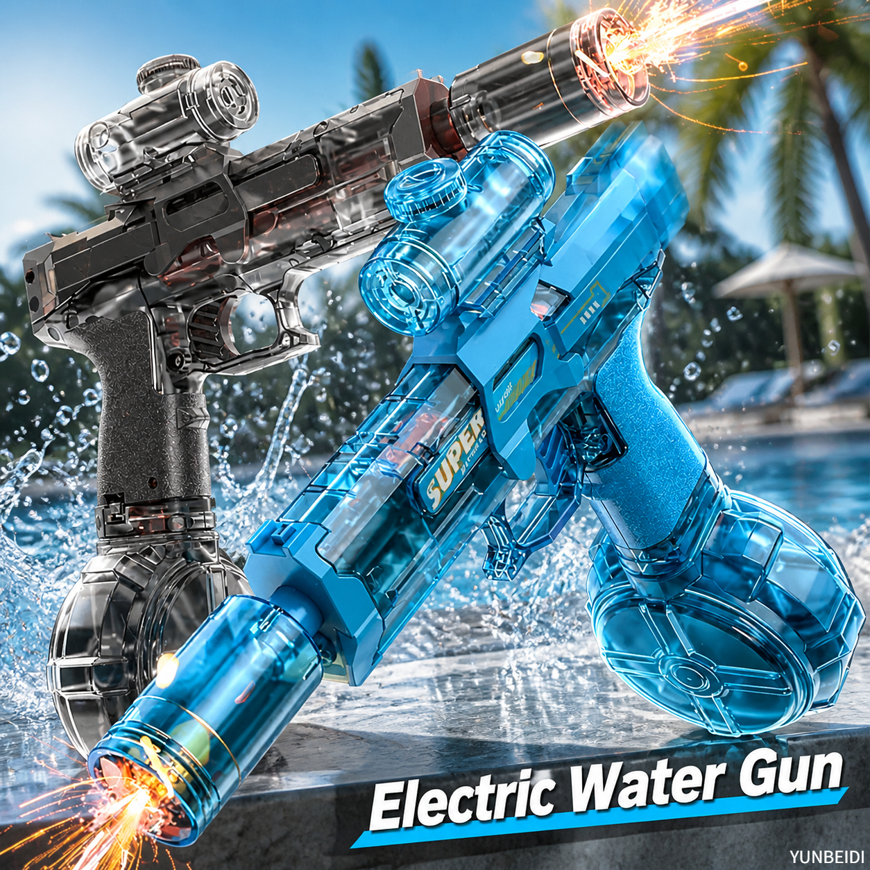 Electric Water Gun with LED Li - Outdoor Lighting The Range のレビューと価格