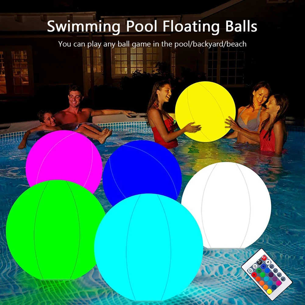 Inflatable Pool Beach Ball 16  - Outdoor Lighting Around Pool のレビューと価格