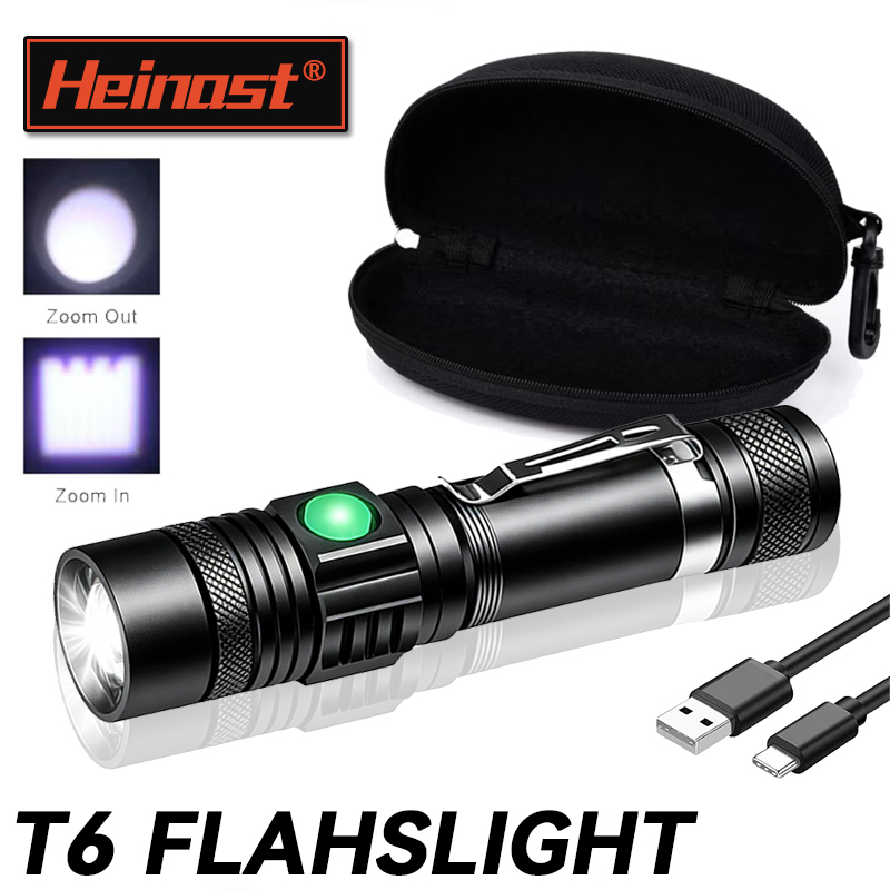 T6 LED Rechargeable Flashlight - Outdoor Lighting House のレビューと価格