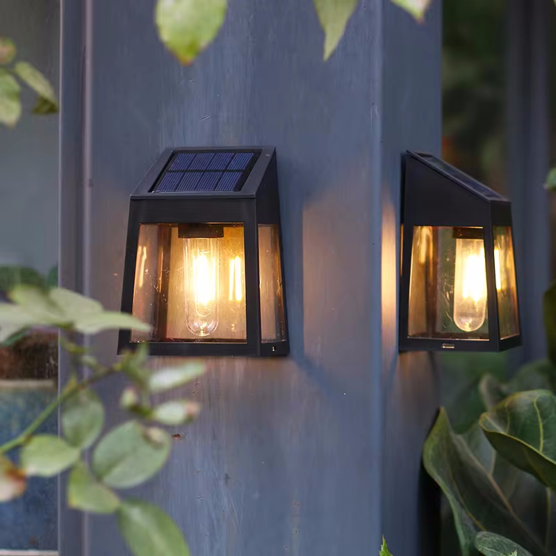 Solar Wall Light Outdoor Water - Outdoor Lighting Driveway のレビューと価格
