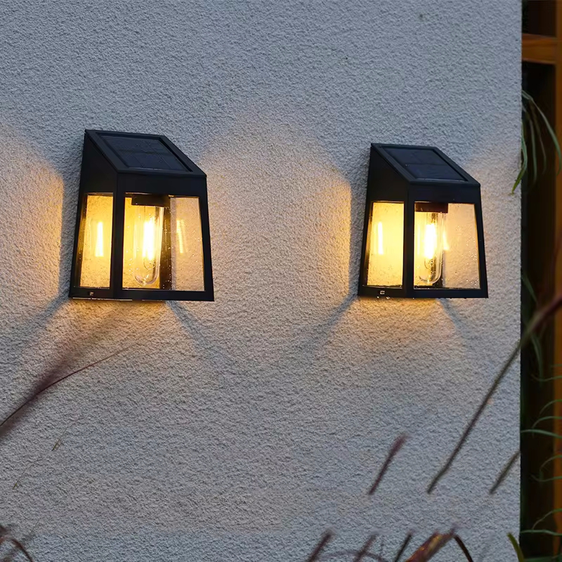 Solar Wall Light Outdoor Water - Outdoor Lighting Driveway のレビューと価格