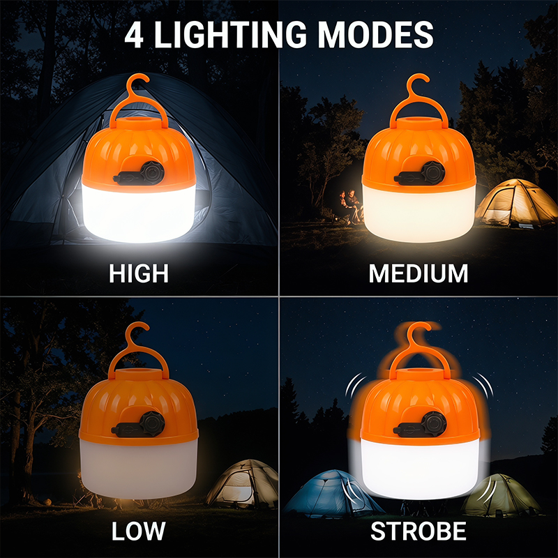 Mini Portable LED Pumpkin Bulb - Outdoor Lighting House のレビューと価格