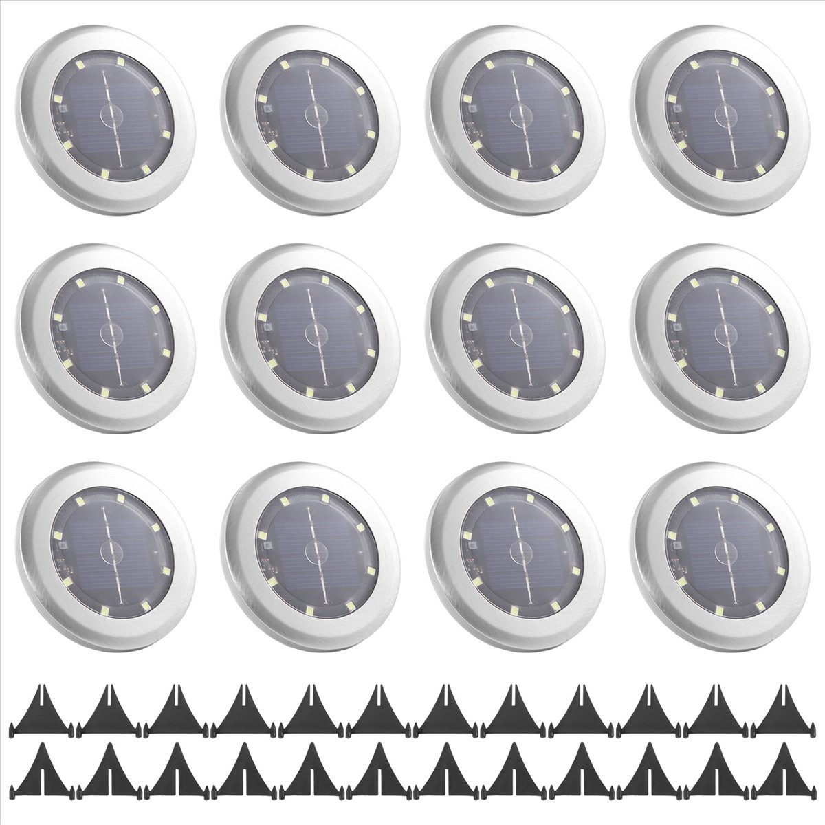 *A14E 12 Pack Solar Lights Out - Outdoor Lighting Gazebo のレビューと価格