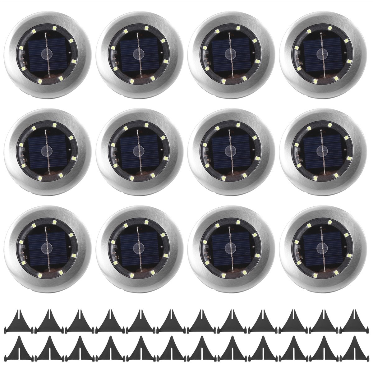 *A14E 12 Pack Solar Lights Out - Outdoor Lighting Gazebo のレビューと価格