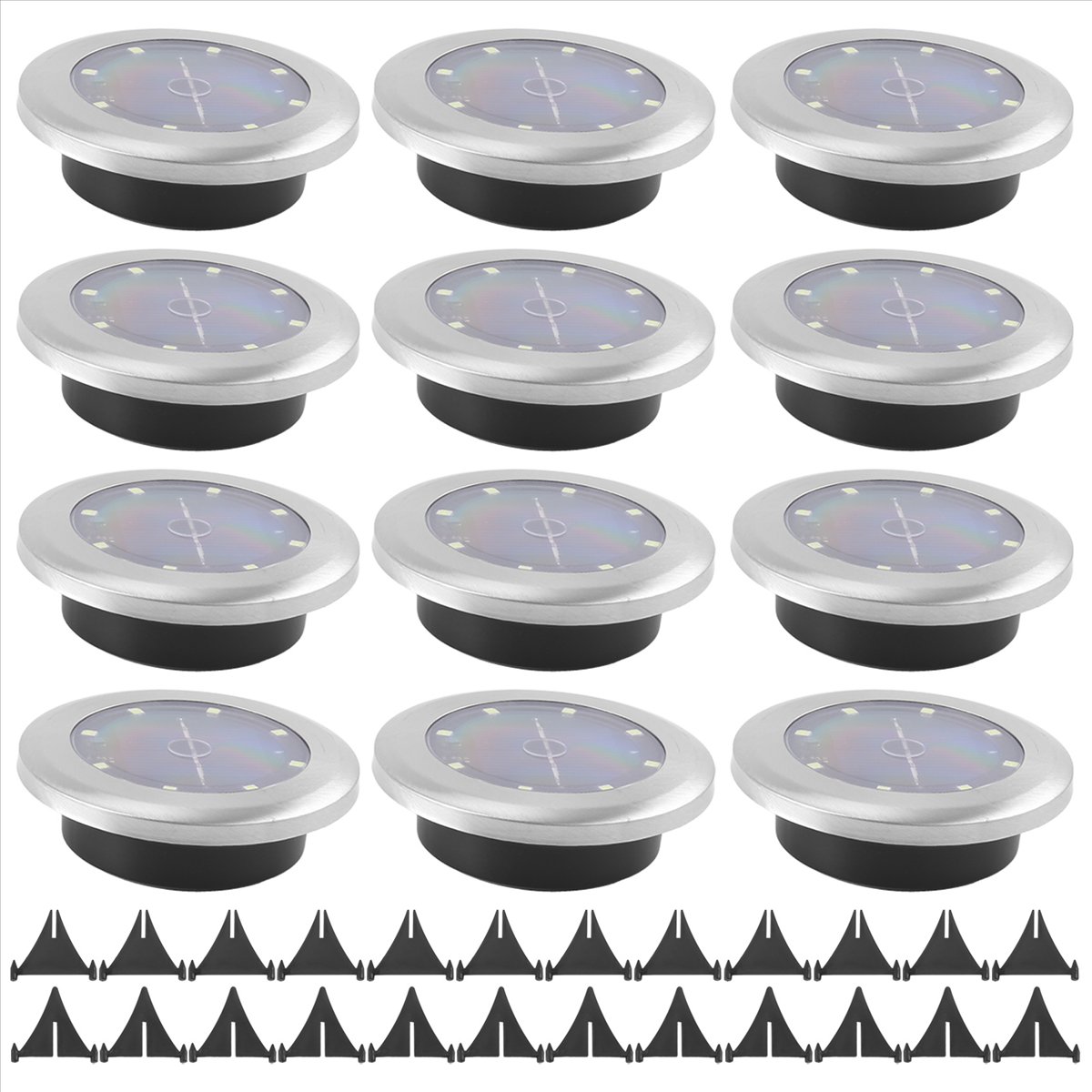 *A14E 12 Pack Solar Lights Out - Outdoor Lighting Gazebo のレビューと価格