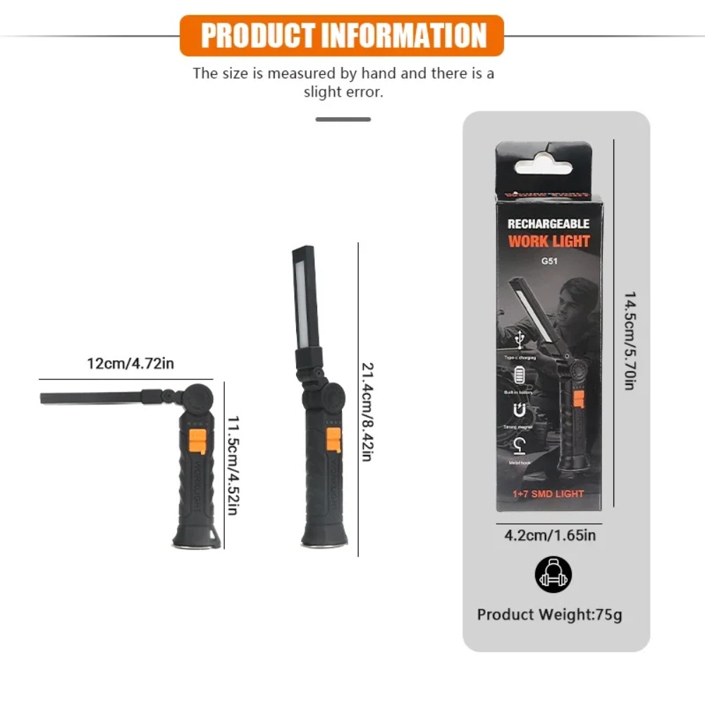 Portable COB LED Flashlight US - Outdoor Lighting House のレビューと価格