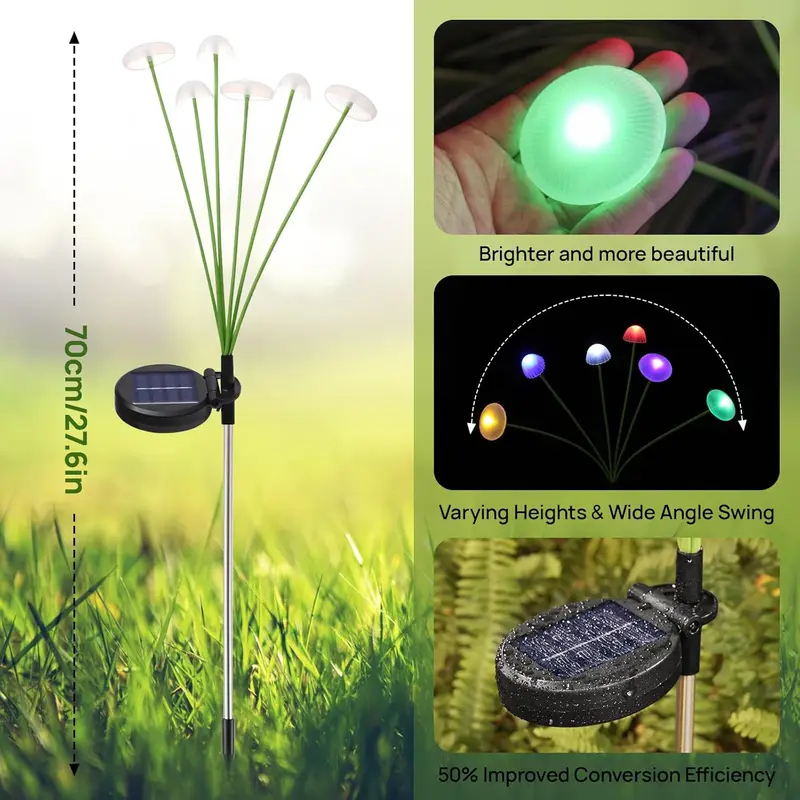 Solar Garden Lights Dual Mode  - Outdoor Lighting Driveway のレビューと価格