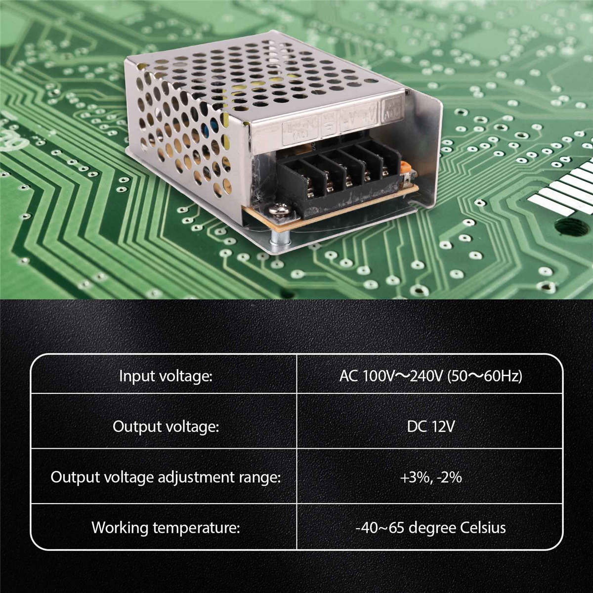 A71P AC 100V~240V to DC 12V 3A - Waterproof Led Strip のレビューと価格
