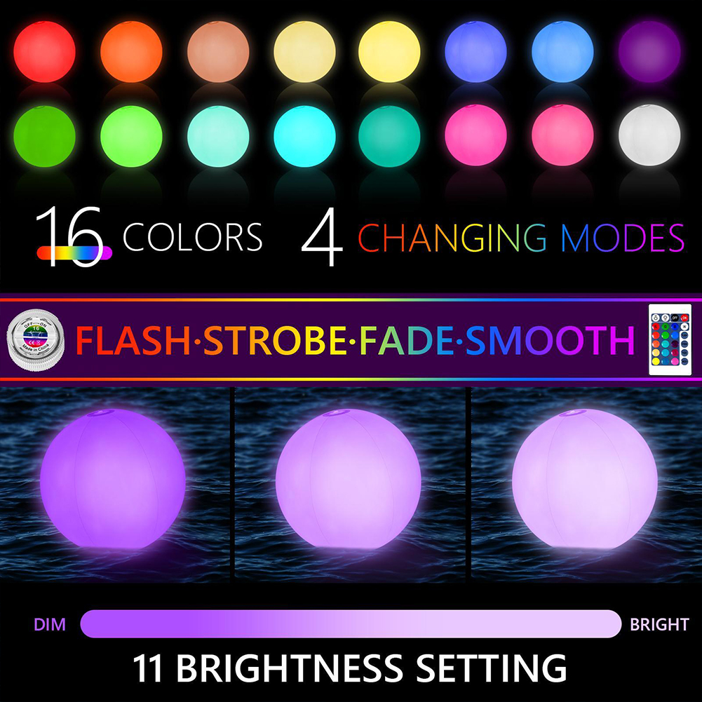 Garden Luminous LED Ball Remot - Outdoor Lighting Around Pool のレビューと価格