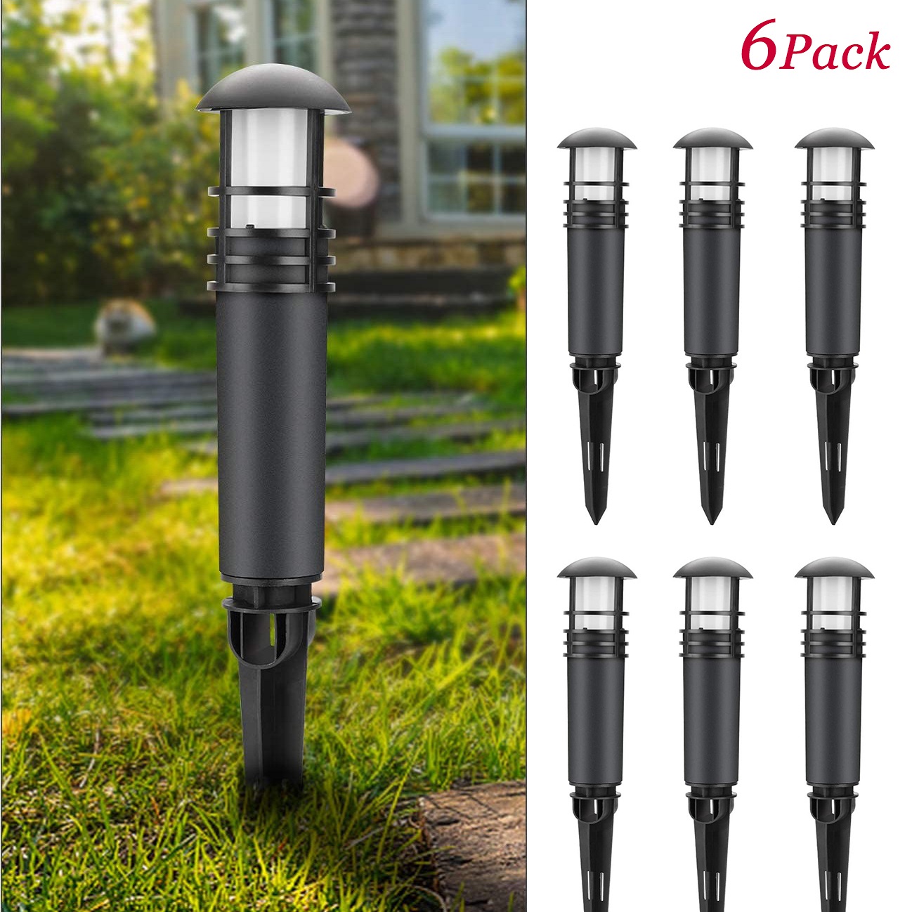 QACA 12V 3W Low Voltage LED Pa - Outdoor Lighting Driveway のレビューと価格