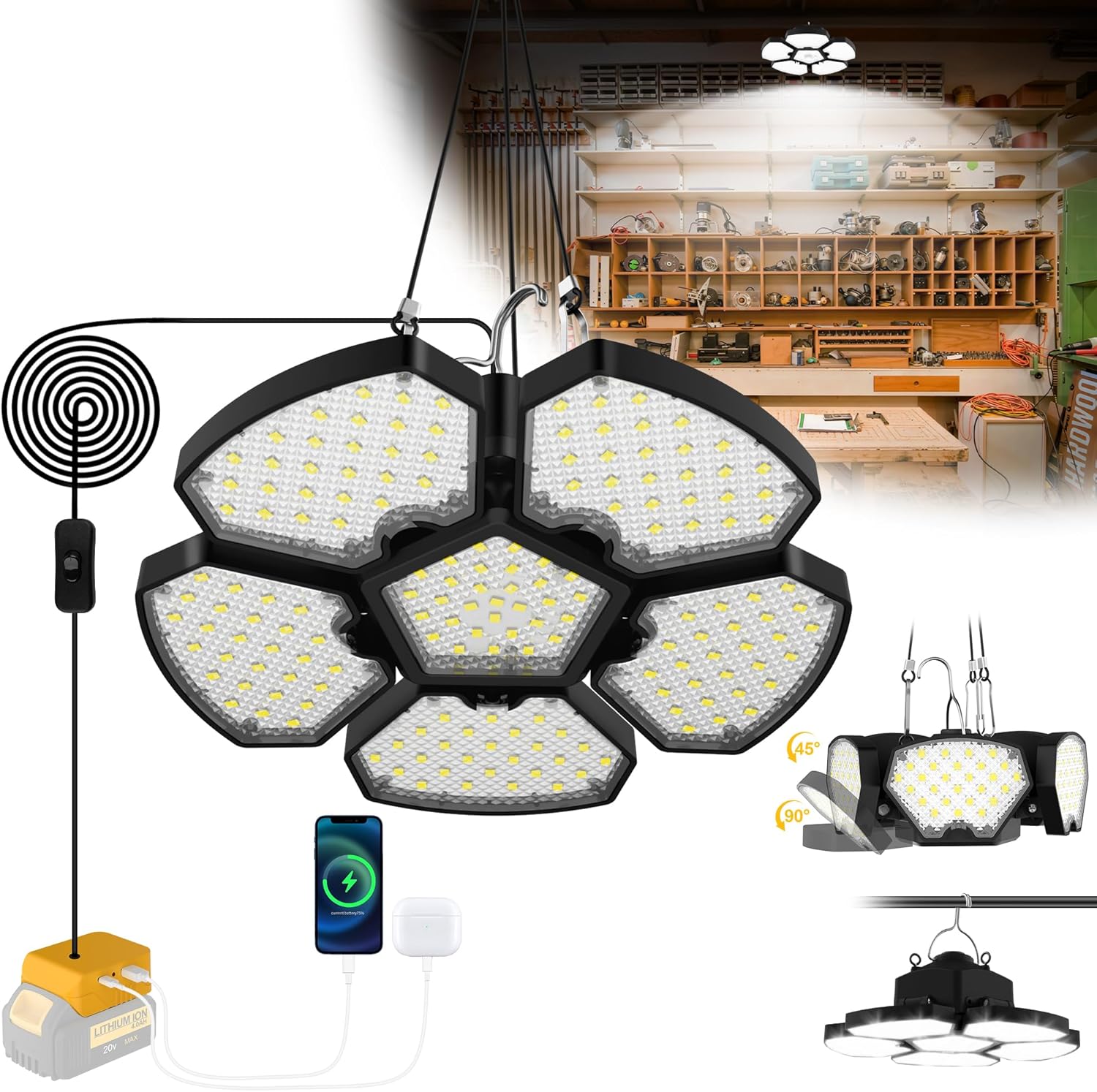 Battery Operated Shed Light Ou - Outdoor Lighting Driveway のレビューと価格