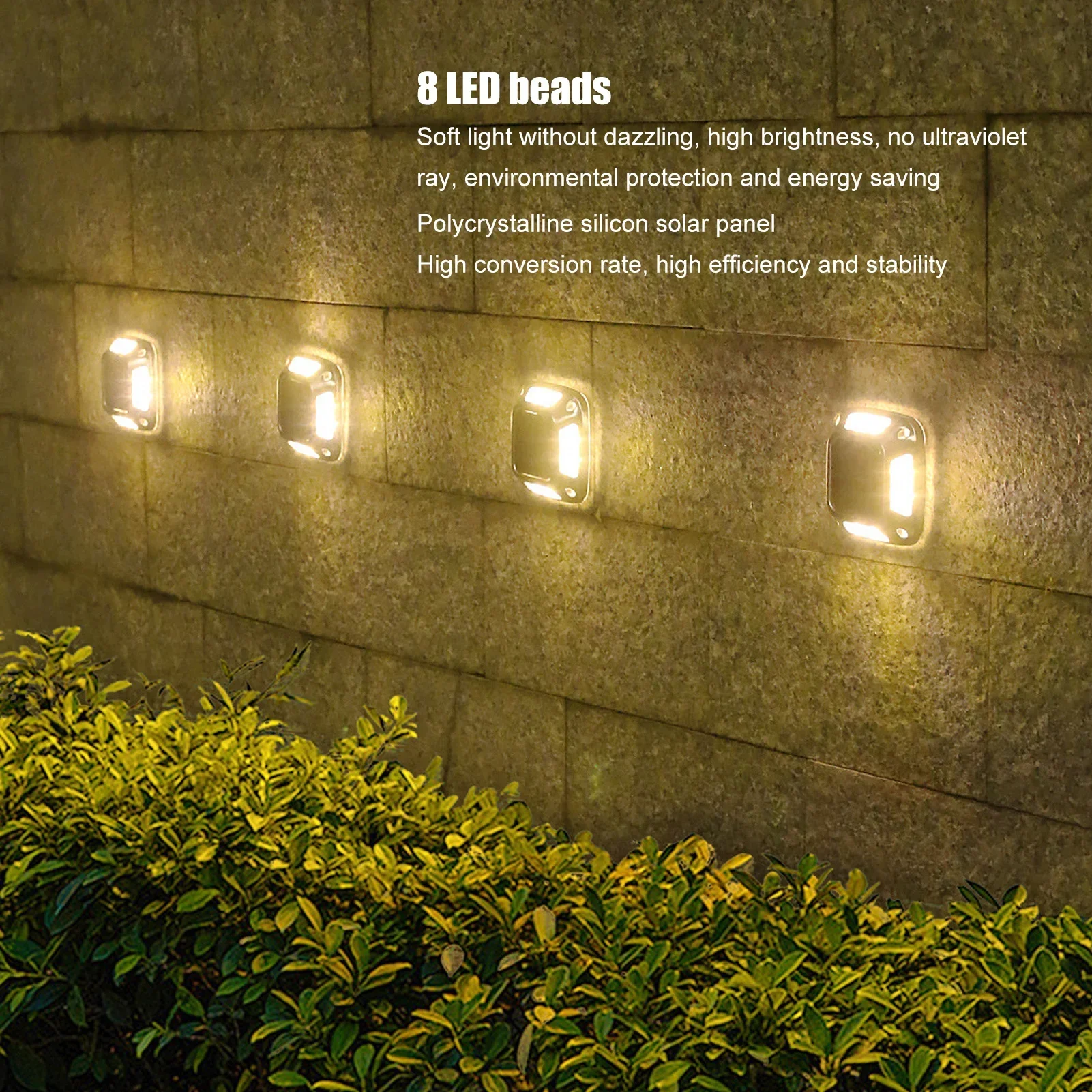 8LED Solar Driveway Light Outd - Outdoor Lighting On House のレビューと価格