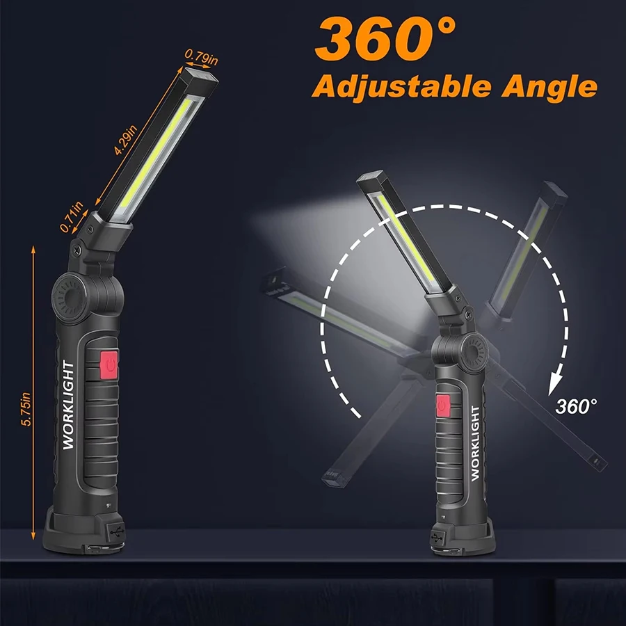 Rechargeable Magnetic Work Lig - Outdoor Lighting Hooks のレビューと価格