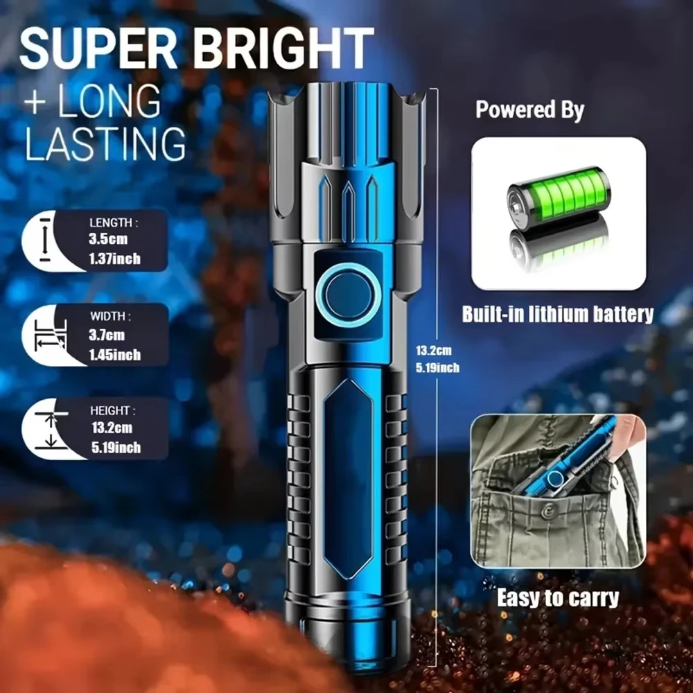 Tactical LED Flashlight 2000LM - Outdoor Lighting Ideas のレビューと価格