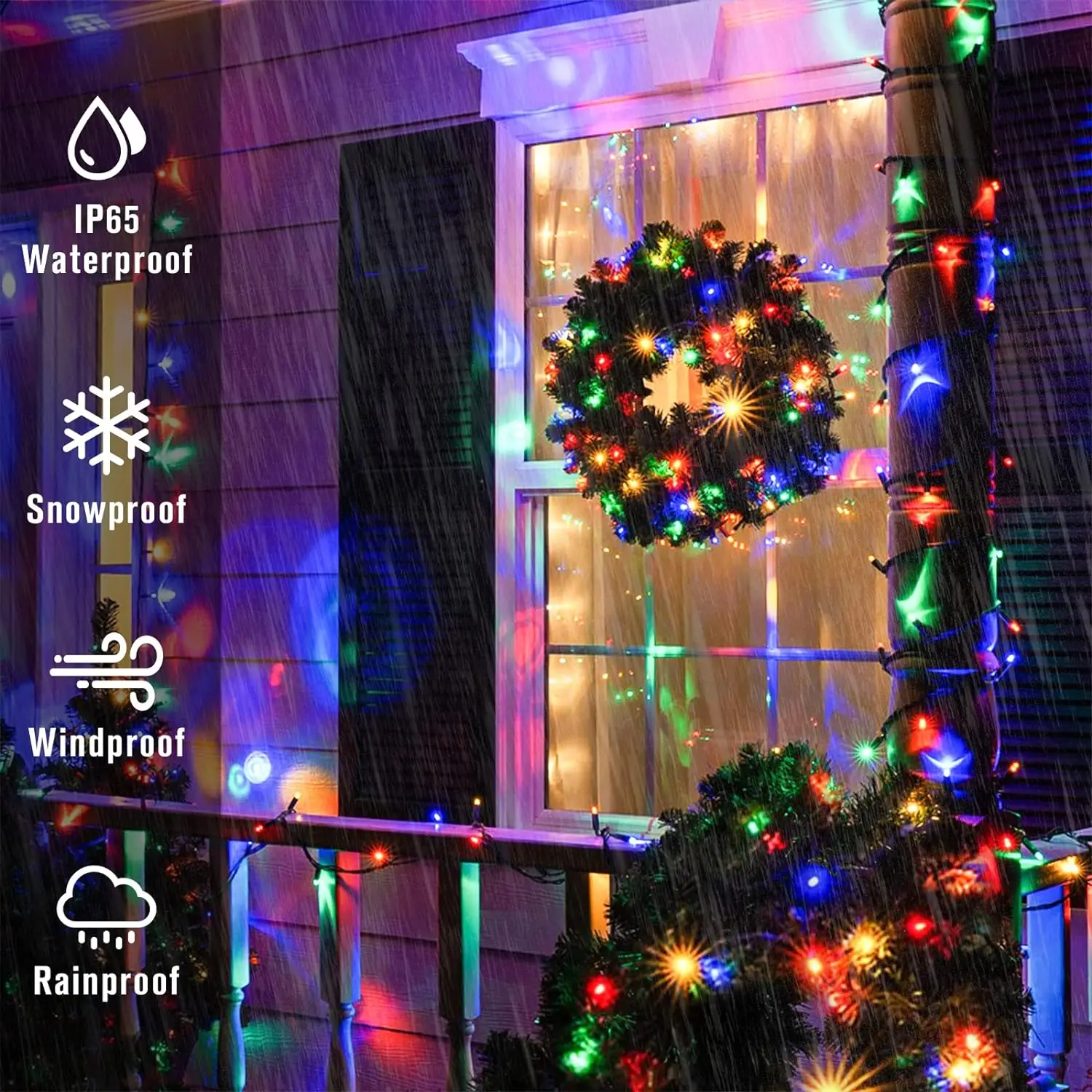 LED Solar Light String 8 Funct - Outdoor Lighting Driveway のレビューと価格