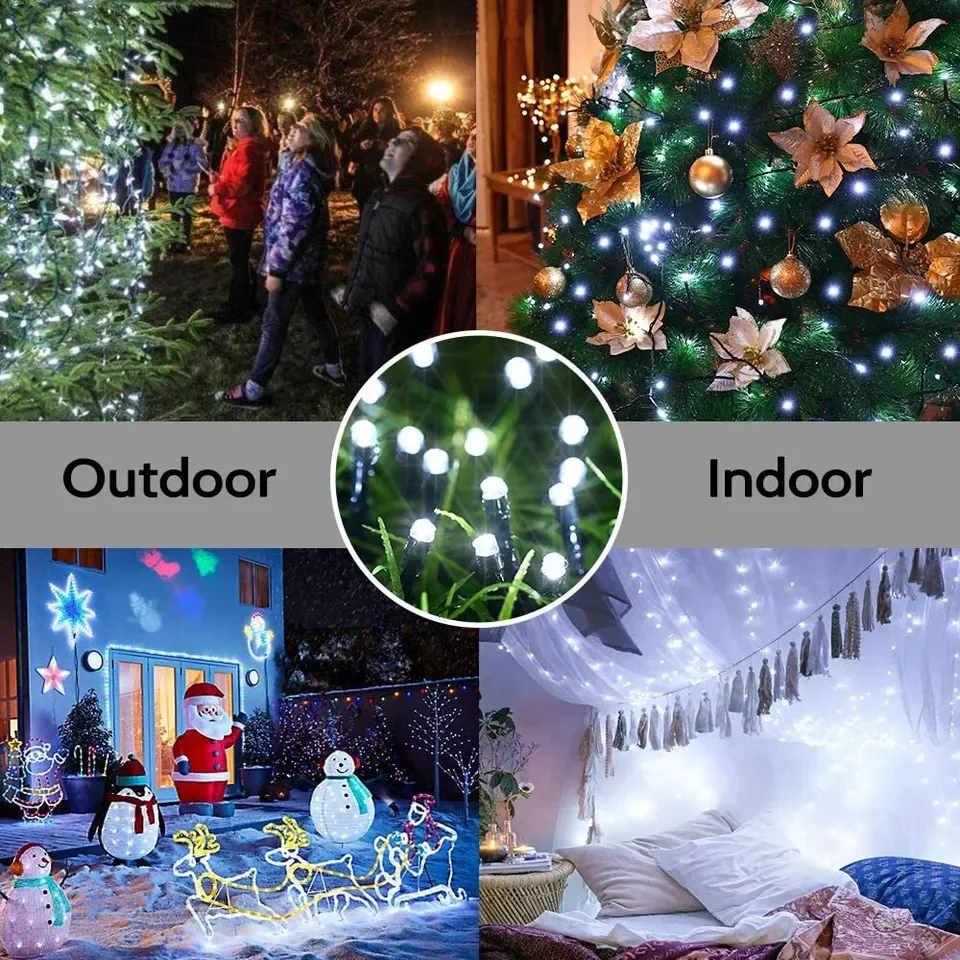 LED Solar Light String 8 Funct - Outdoor Lighting Driveway のレビューと価格