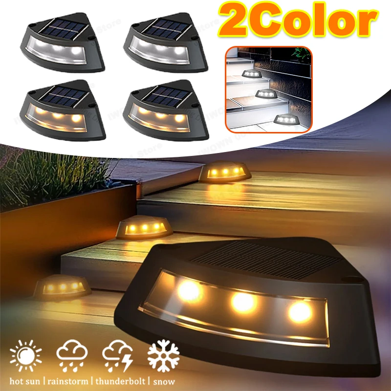 Solar Powered Step Lights Outd - Outdoor Lighting On House のレビューと価格