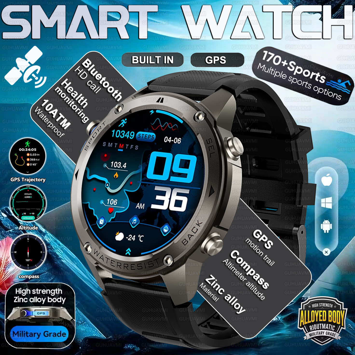 2026 New Built in GPS Smart Wa - Zinc Outdoor Lighting Instructions のレビューと価格