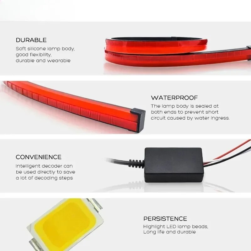 90cm Waterproof LED Brake Ligh - Waterproof Led Strip のレビューと価格