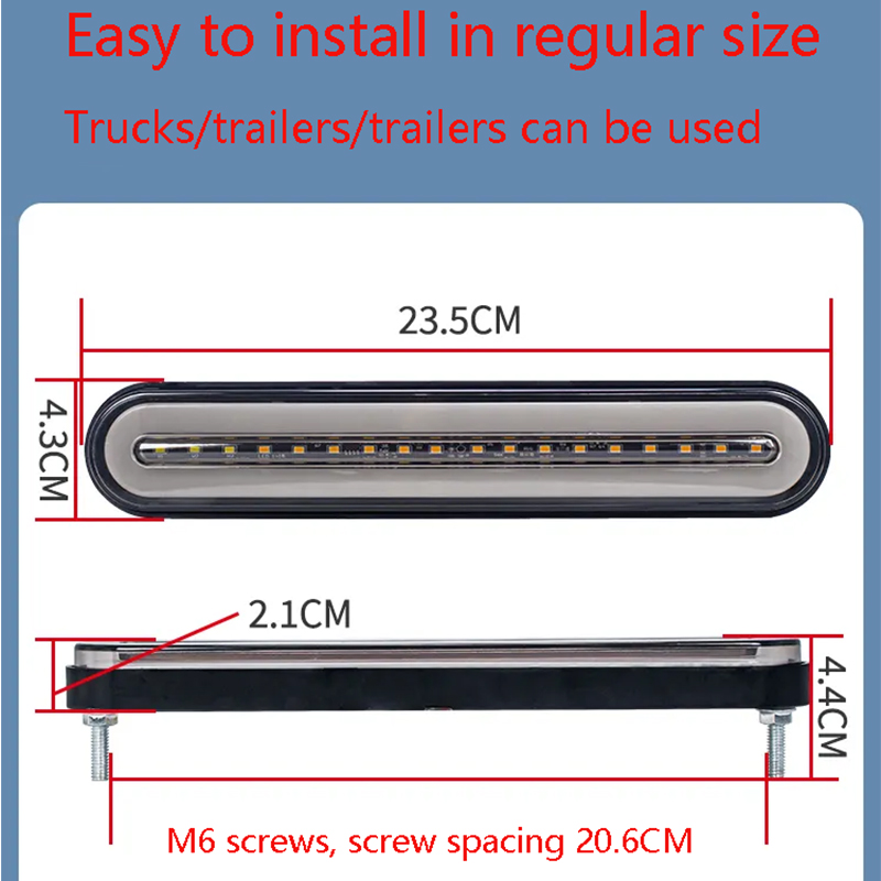 2pcs 12V-24V LED Truck Trailer - Waterproof Led Strip のレビューと価格