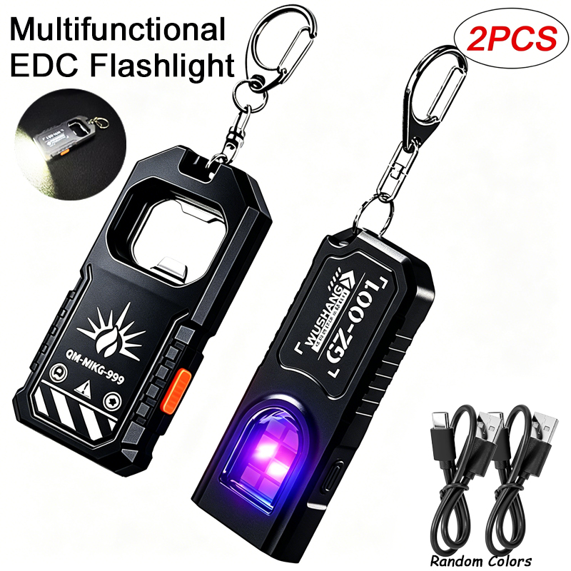 2Pcs Portable LED COB Keychain - Outdoor Lighting House のレビューと価格