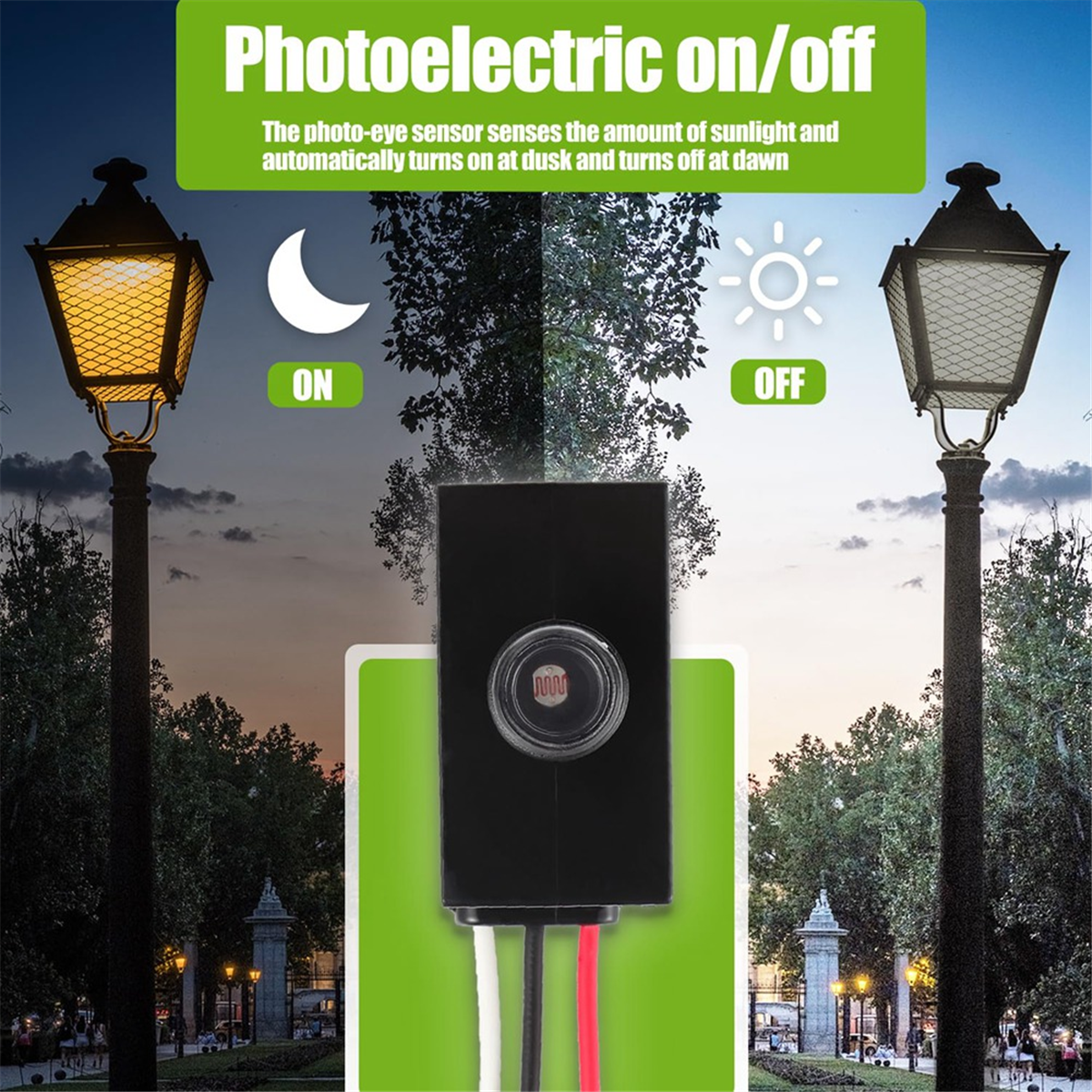 ABNJ Dusk to Dawn Sensor for O - Outdoor Lighting Sensor のレビューと価格