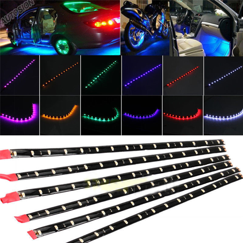 6PCS Waterproof 15 SMD DC 12V  - Waterproof Led Strip のレビューと価格