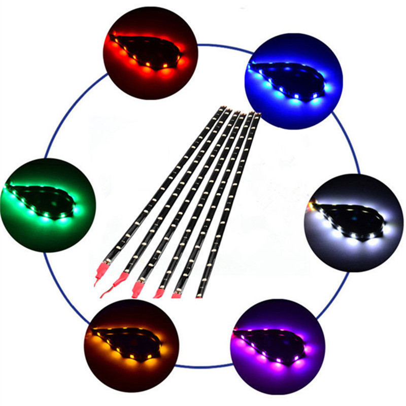 6PCS Waterproof 15 SMD DC 12V  - Waterproof Led Strip のレビューと価格
