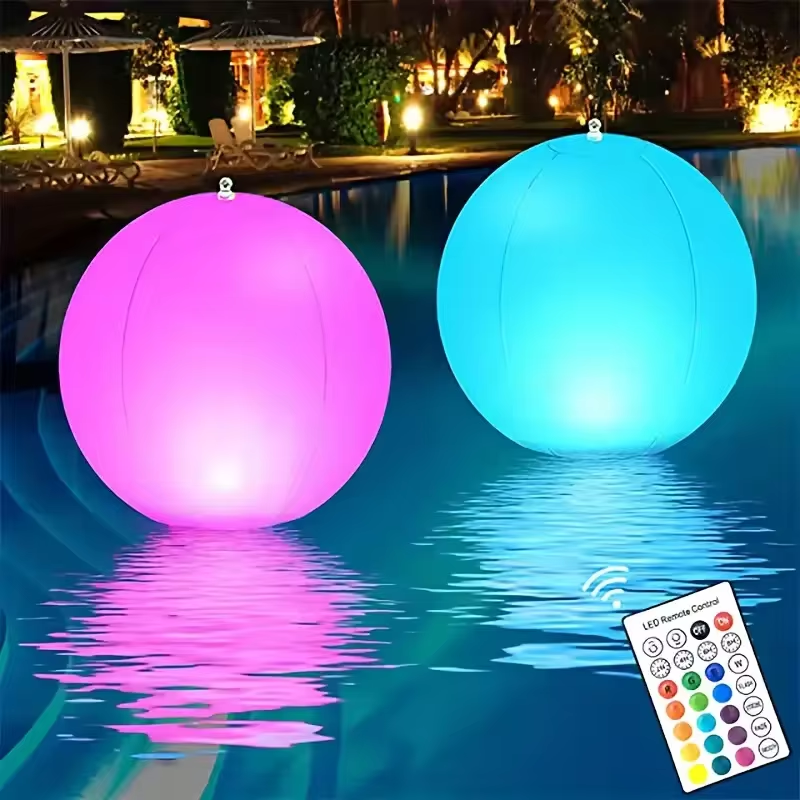1-4PCS Floating Pool Lights wi - Outdoor Lighting Around Pool のレビューと価格