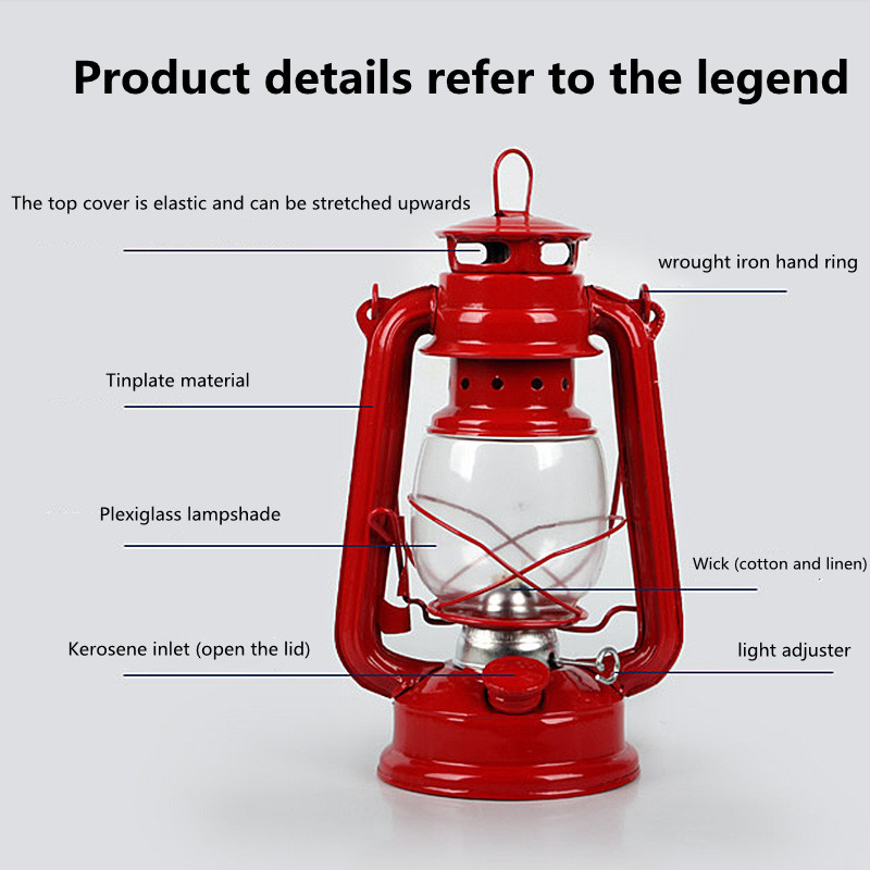 19cm Retro Outdoor Camping Lam - Outdoor Lighting Mediterranean Style のレビューと価格