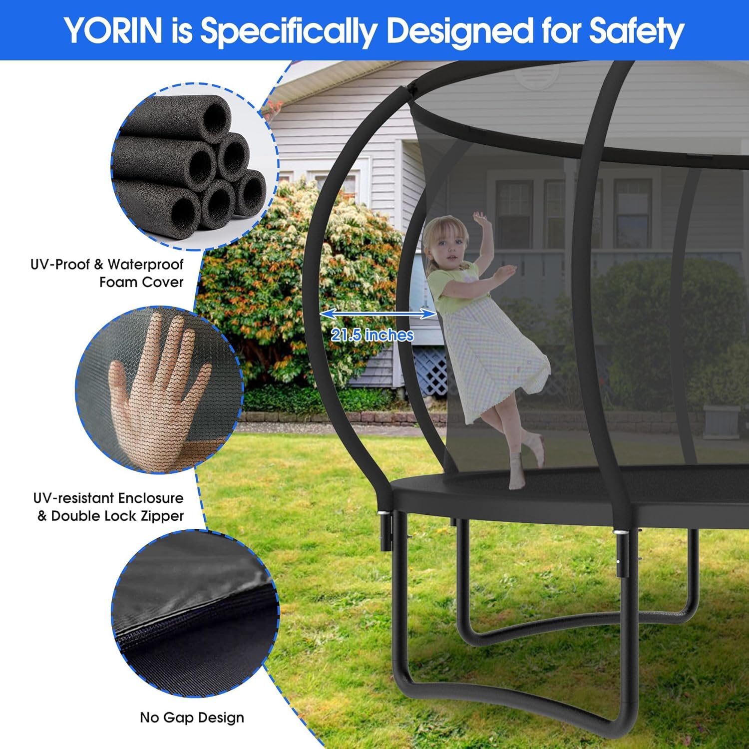 Large Outdoor Trampoline with  - Outdoor Lighting For Garden のレビューと価格