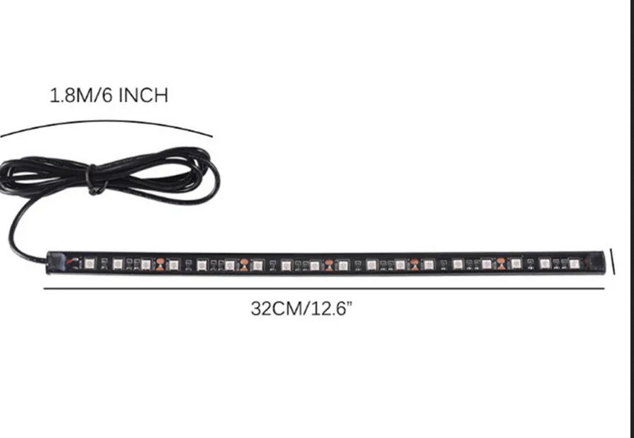 2Pcs 30cm 12V LED Strip Light  - Waterproof Led Strip のレビューと価格