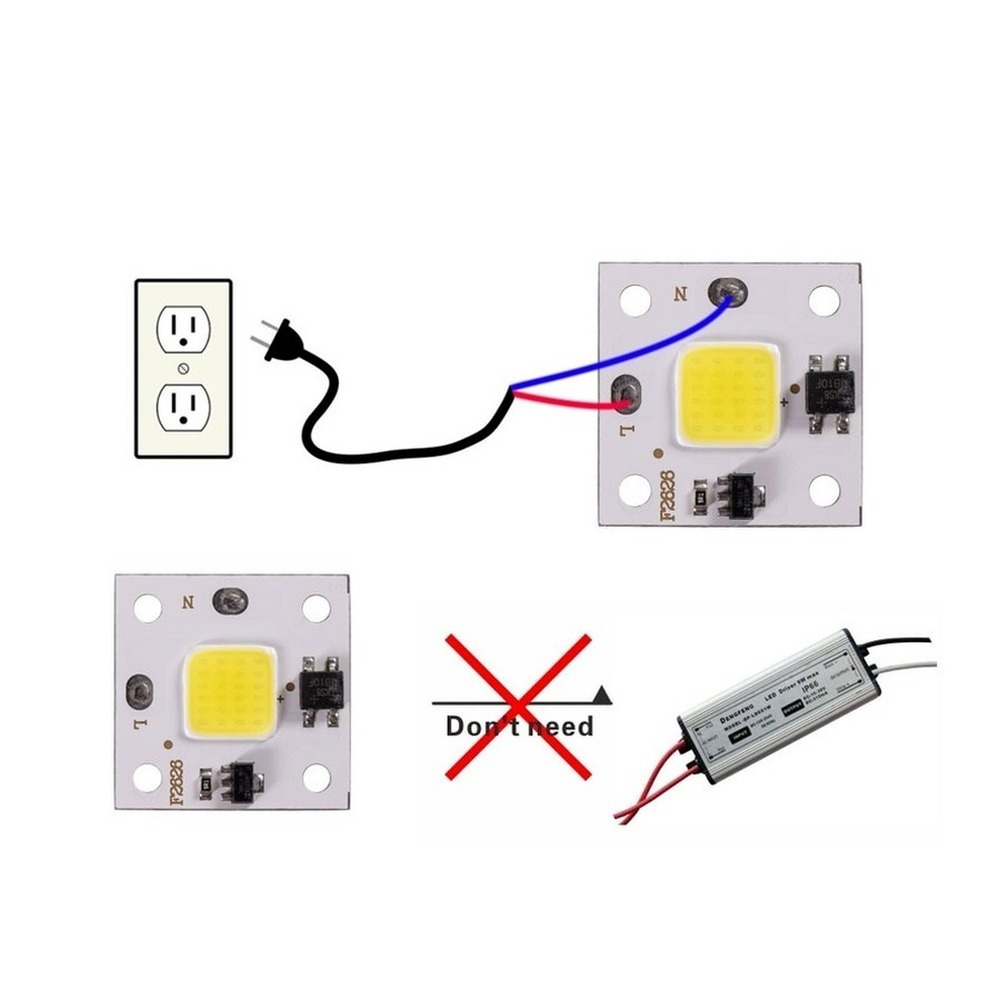 10W COB module 220V LED Chip D - Outdoor Lighting Gazebo のレビューと価格