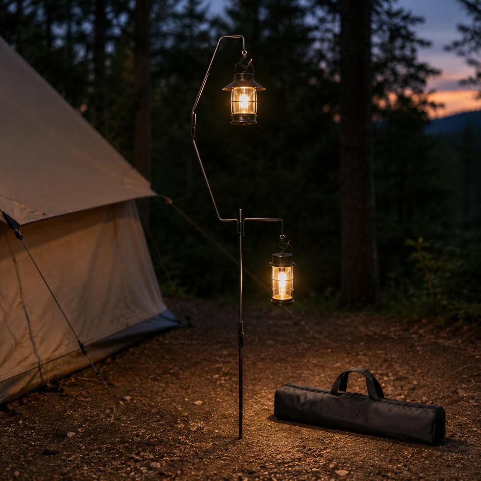 10 Pieces Camping Lantern Stan - Outdoor Lighting Hooks のレビューと価格