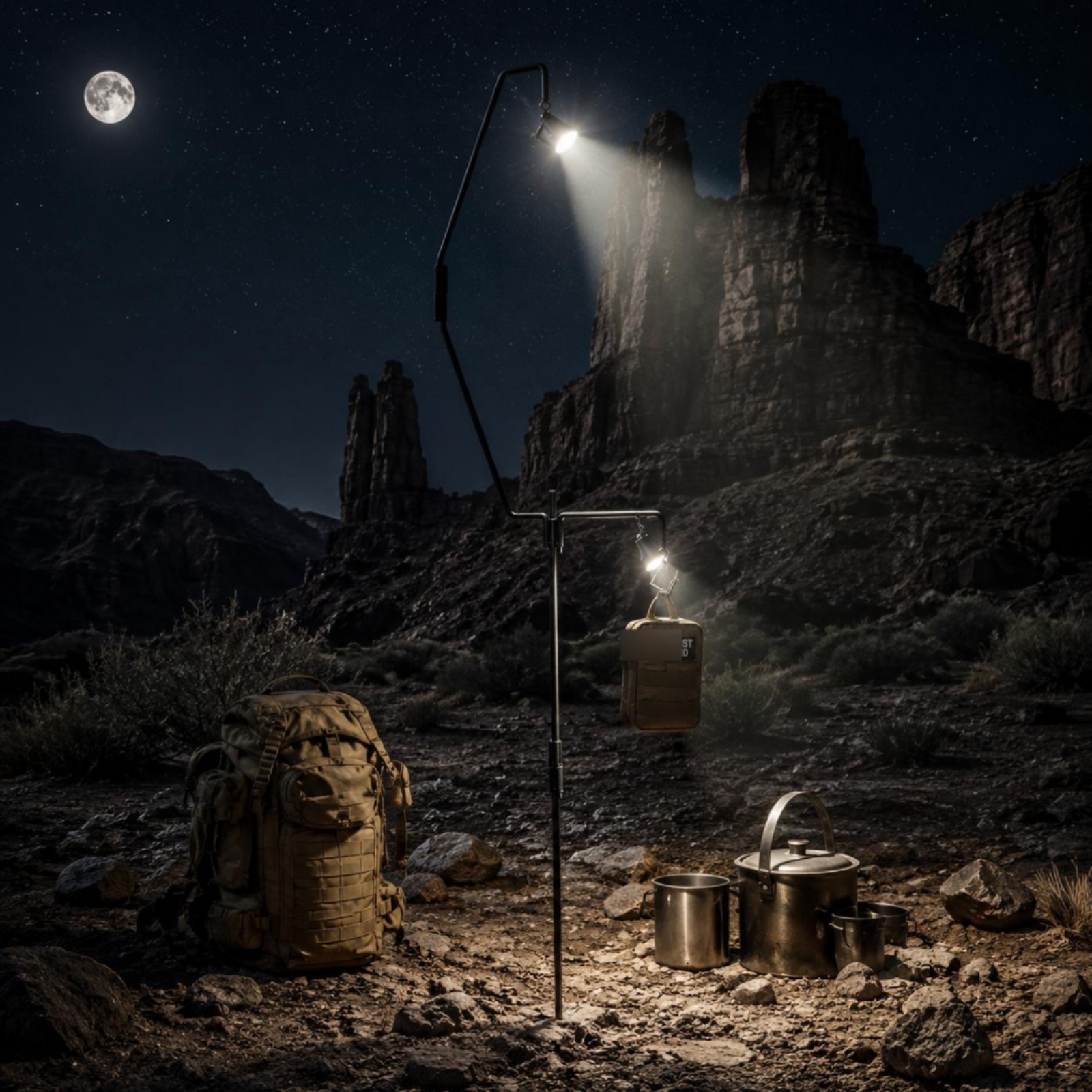 10 Pieces Camping Lantern Stan - Outdoor Lighting Hooks のレビューと価格