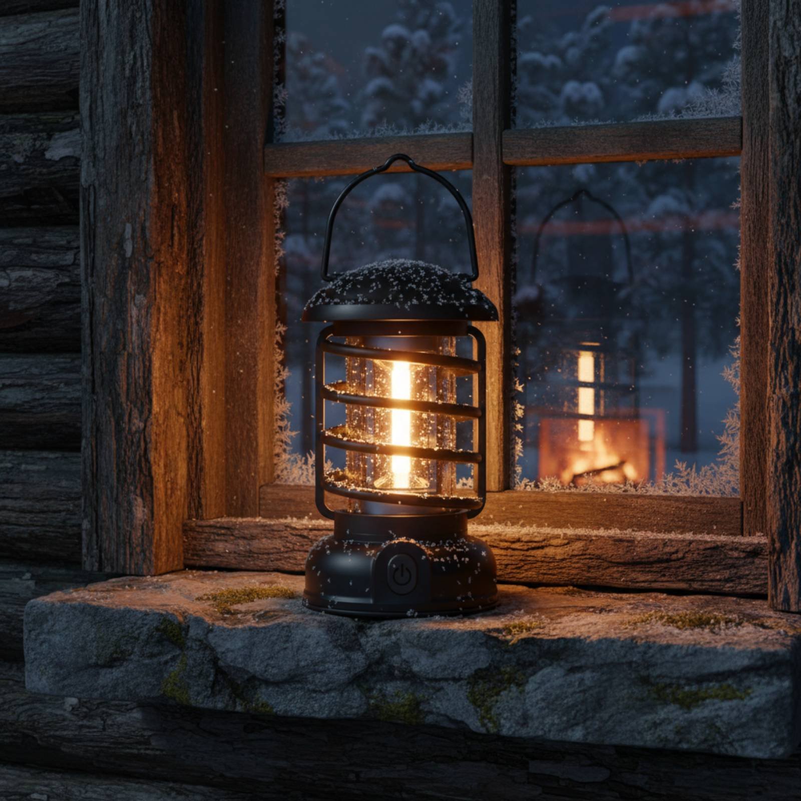Retro Camping Lantern Two-Way  - Outdoor Lighting Battery のレビューと価格