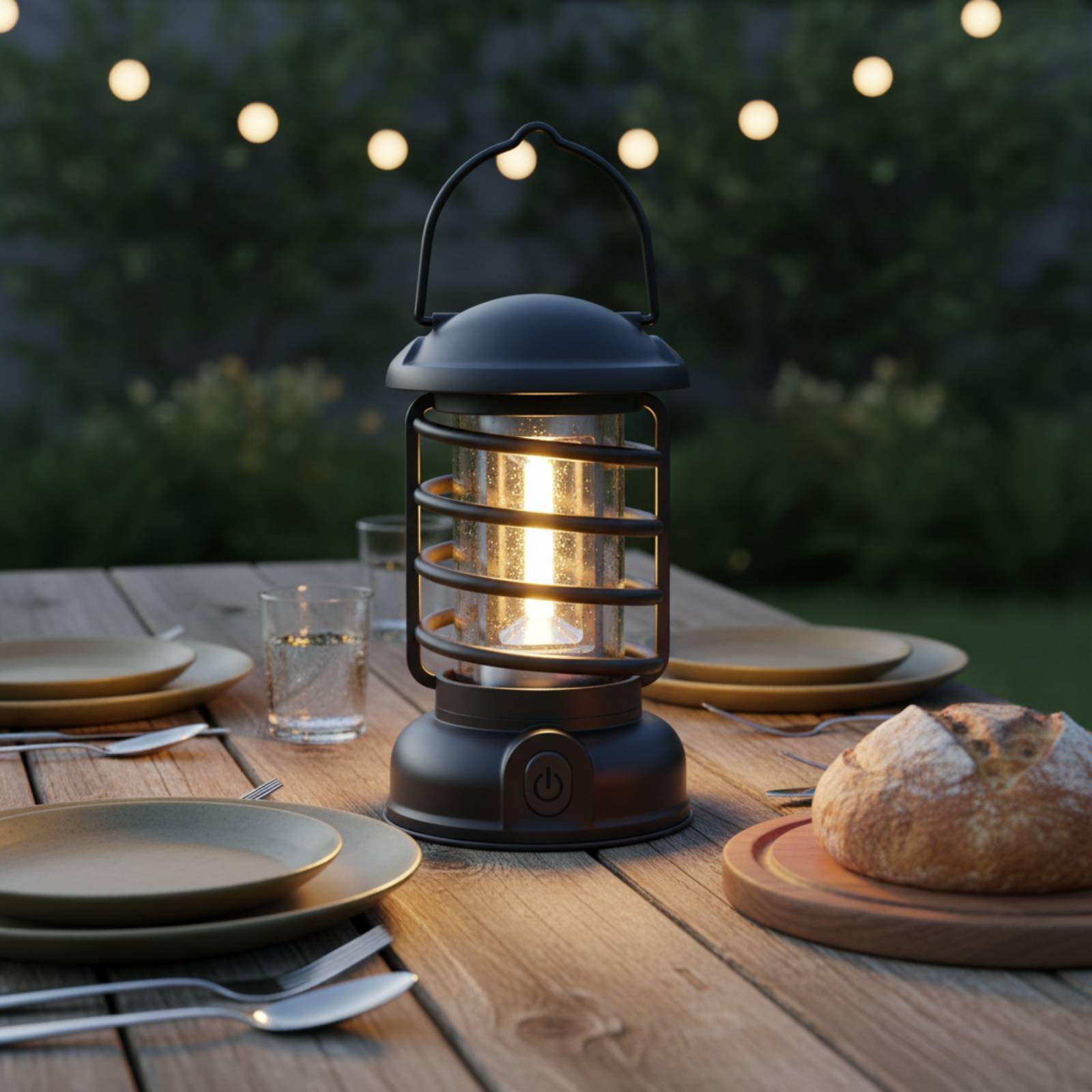 Retro Camping Lantern Two-Way  - Outdoor Lighting Battery のレビューと価格