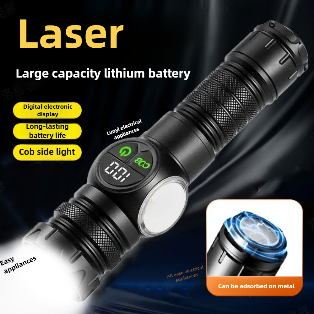 ABS White Laser+COB Flashlight - Outdoor Lighting The Range のレビューと価格
