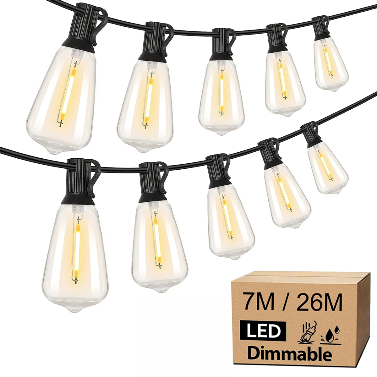 LED String Lights LED Outdoor  - Outdoor Lighting Driveway のレビューと価格